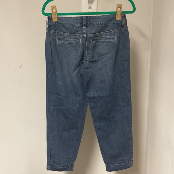 *RARE* VINTAGE NWT OLD NAVY SIZE 2 PLEATED CUFFED DENIM JEANS - Picture 3 of 9